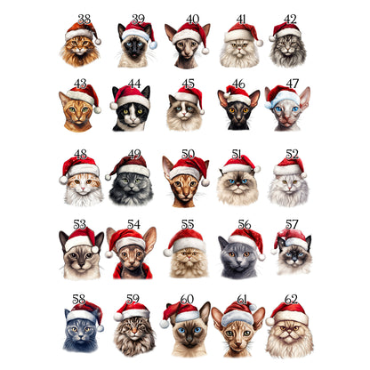 Personalised Cat Christmas Blanket