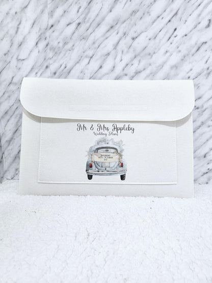 Personalised Wedding Document Holder