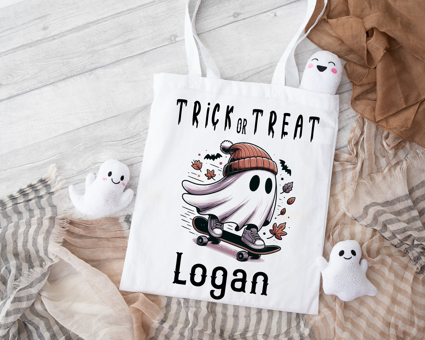 Personalised Halloween Mini Kids Tote Bag