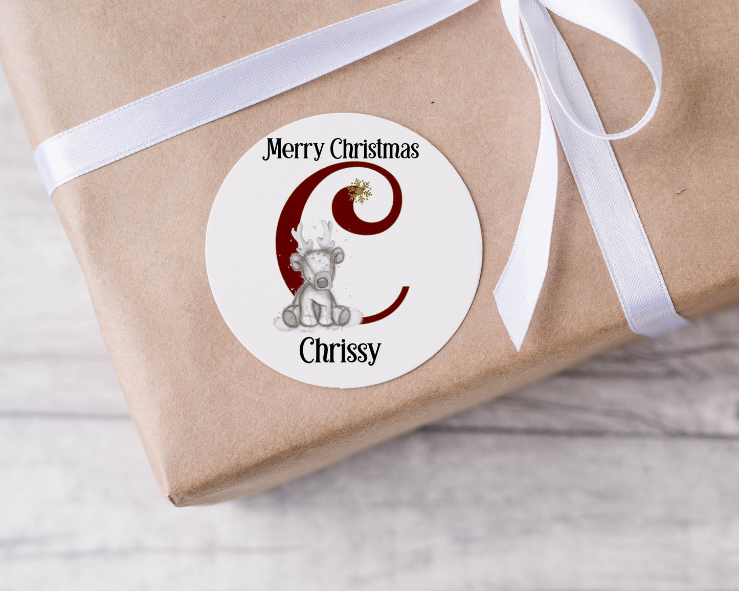 Personalised Christmas Stickers