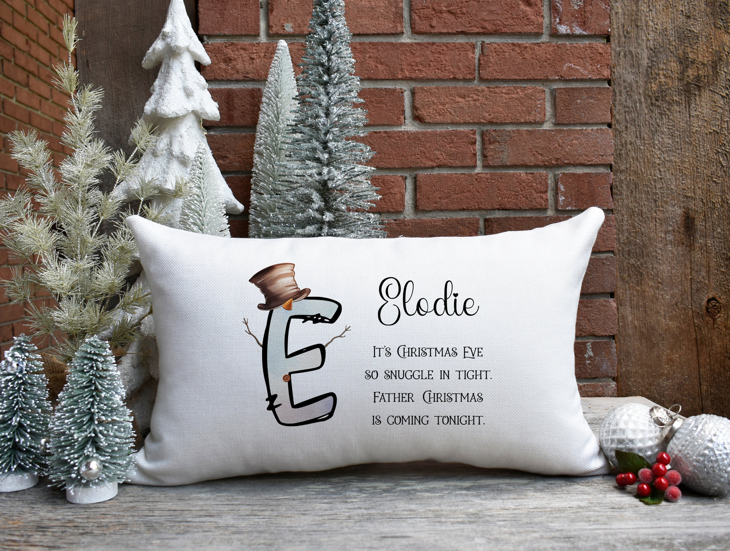 Personalised Christmas Pillowcase