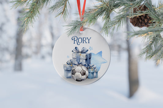 Personalised Ceramic Christmas Tree Bauble