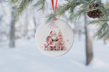 Personalised Ceramic Christmas Tree Bauble