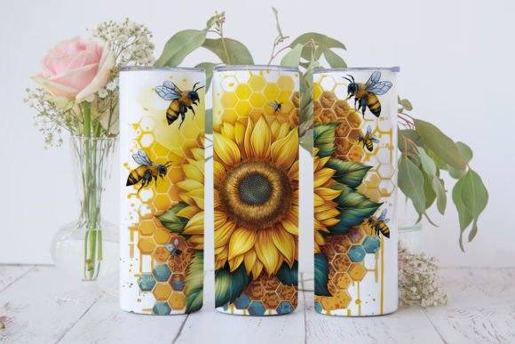 Sunflower Bee Tumbler