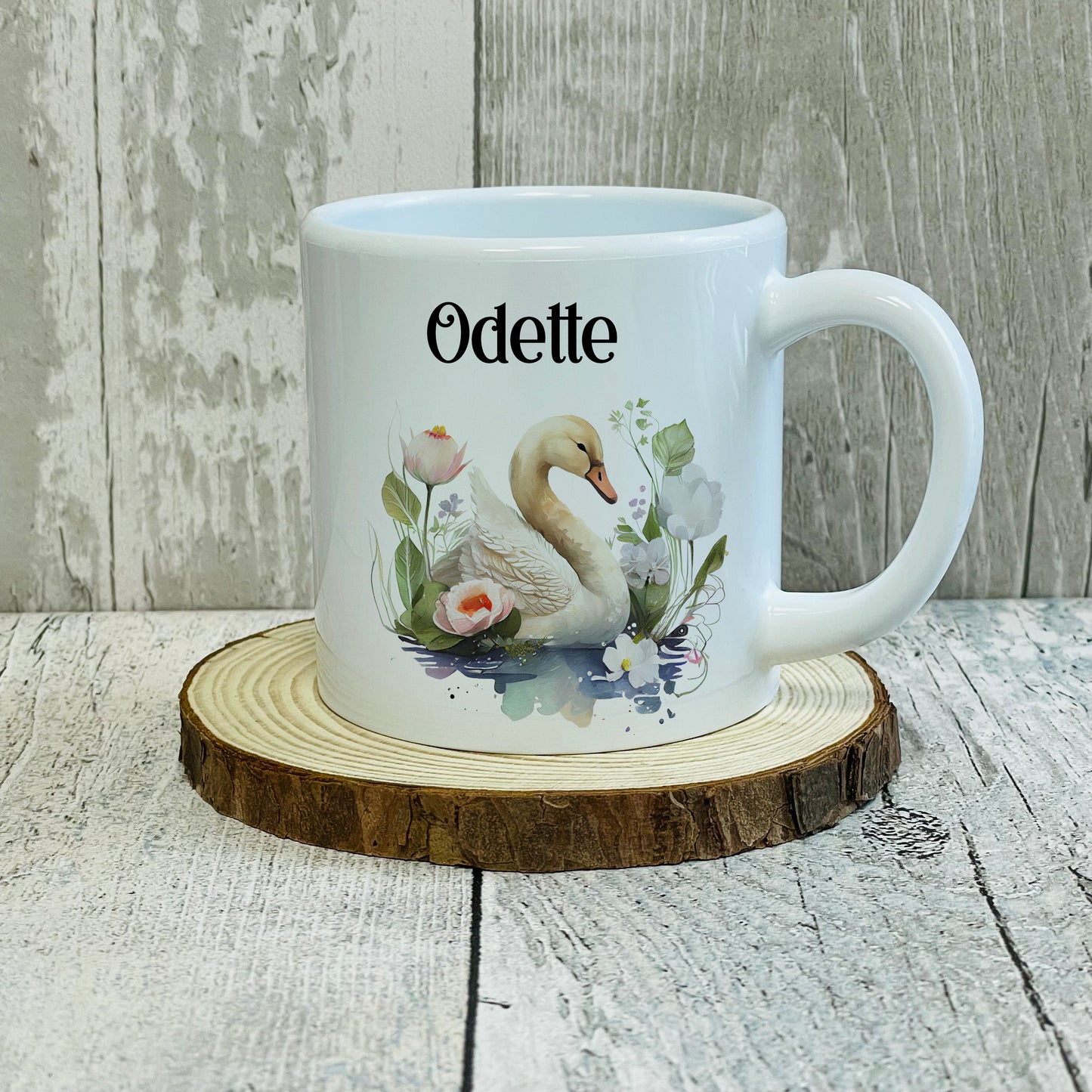 Personalised Animal 6oz Polymer Kids Mug