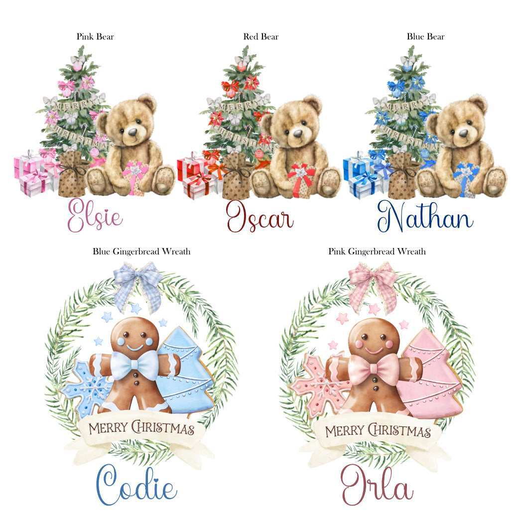 Personalised Christmas Treat Bag