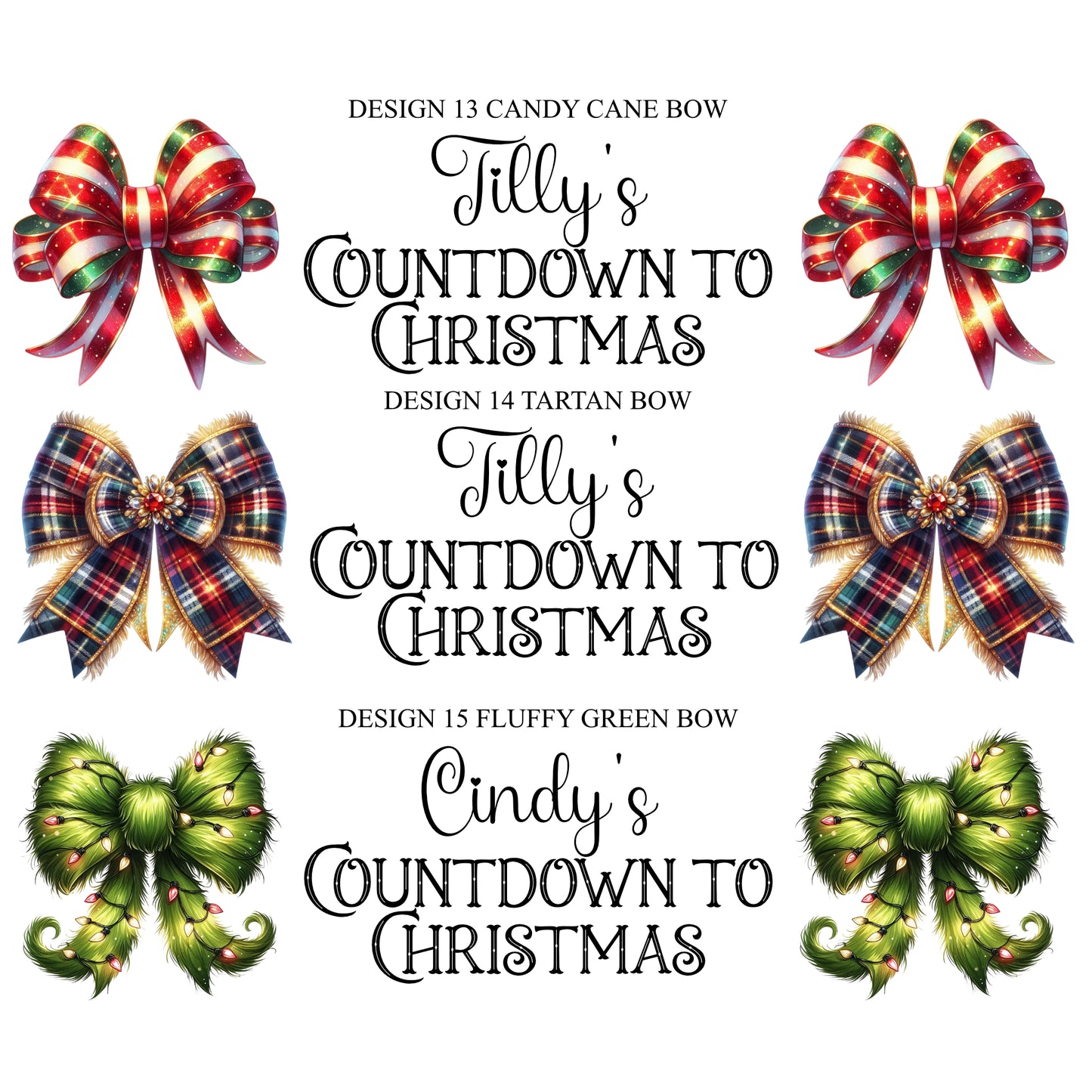 Personalised Advent Calendars