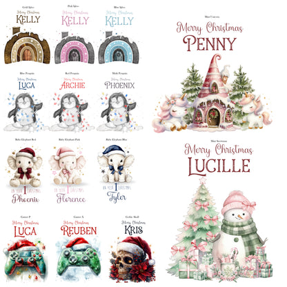 Personalised Christmas Treat Bag