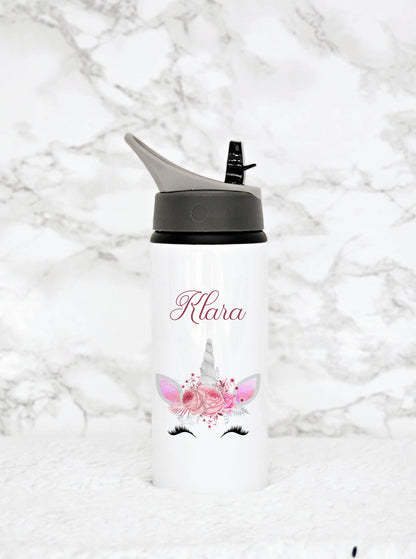 Personalised Unicorn Water Bottle