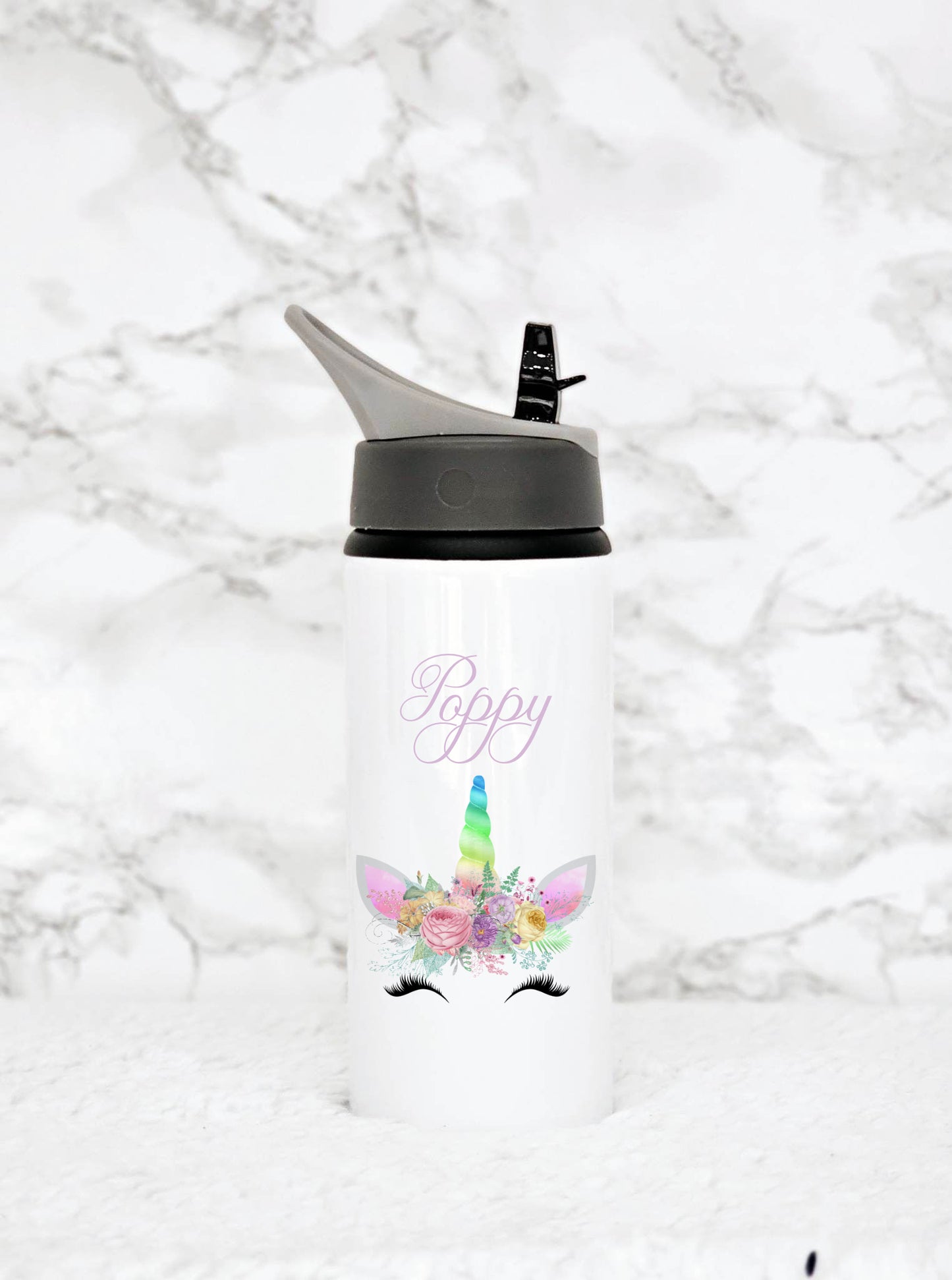 Personalised Unicorn Water Bottle