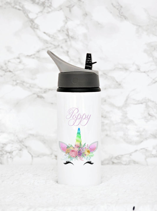 Personalised Unicorn Water Bottle