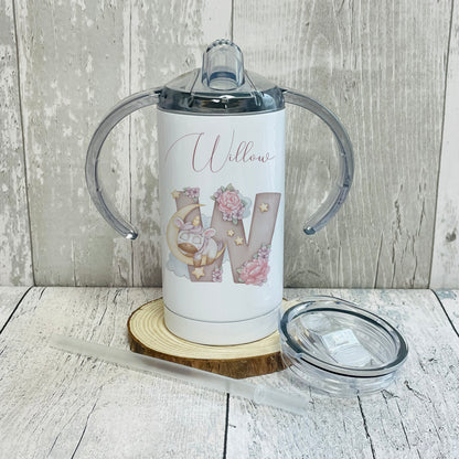 Personalised Unicorn Alphabet Sippy Cup