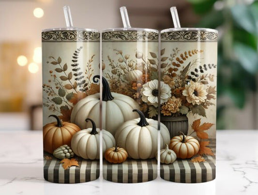 Vintage Pumpkin Tumbler