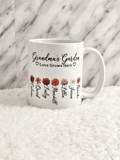 Personalised Love Grows Here Mother's Day Gift