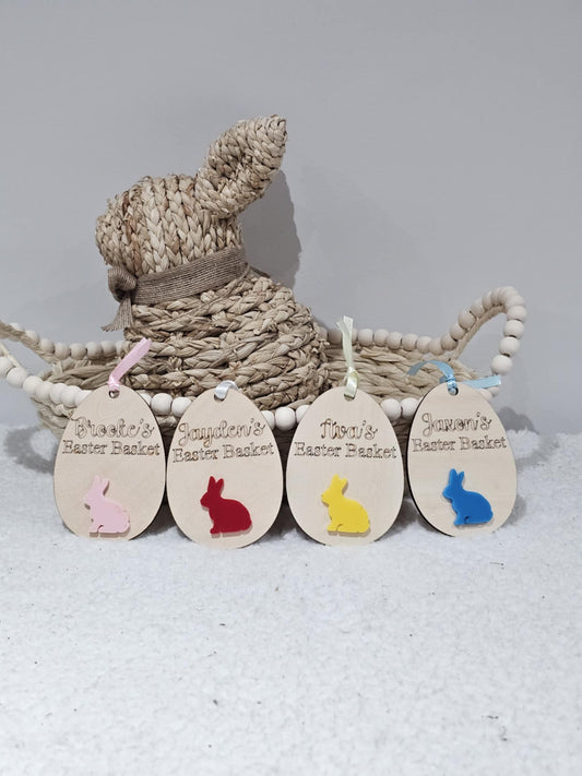 Personalised Wood and Acrylic Tag