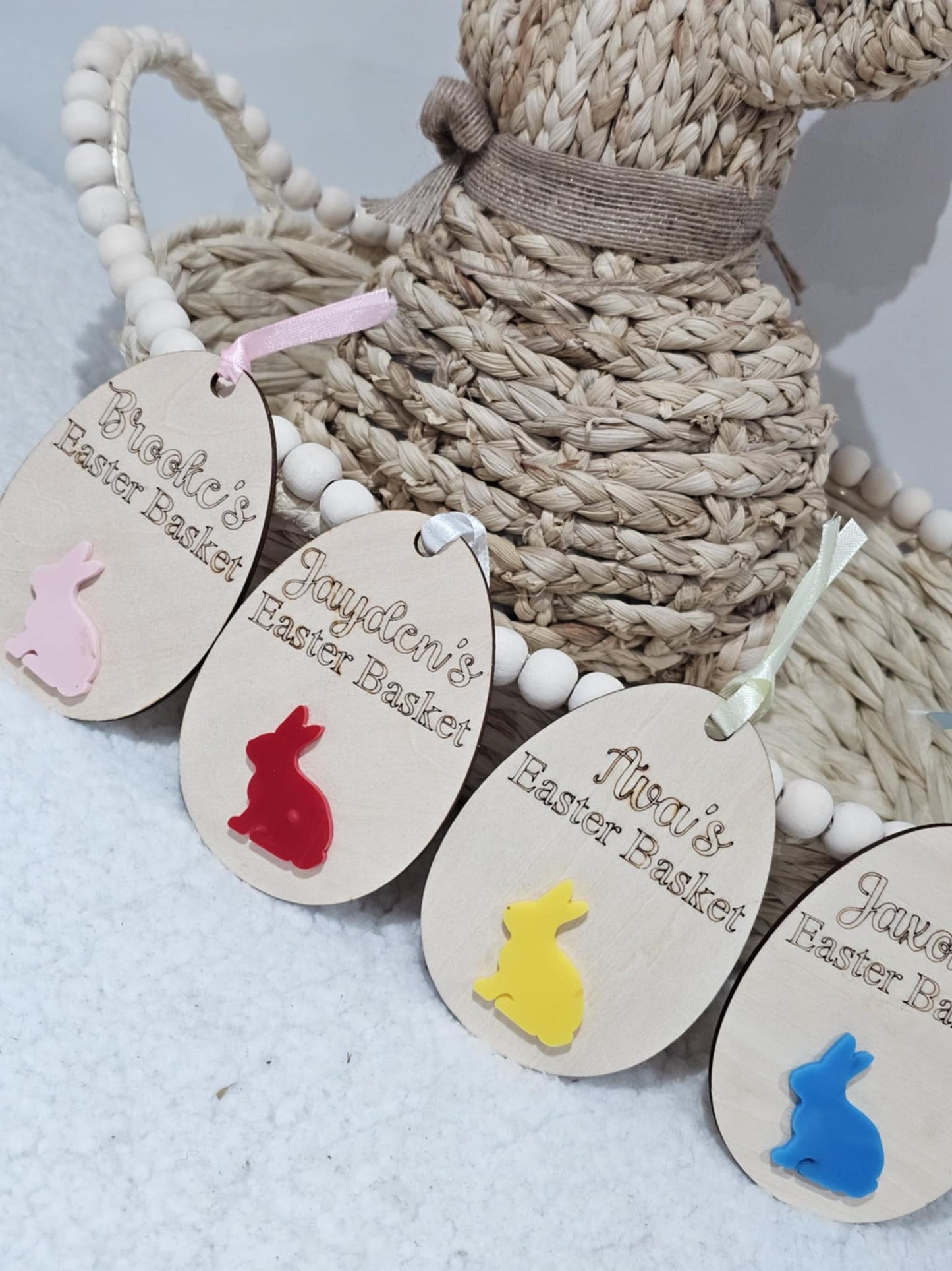 Personalised Wood and Acrylic Tag