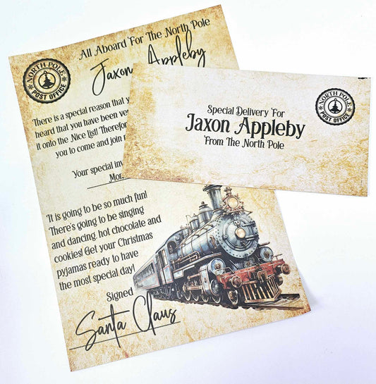 Personalised North Pole Express Letter