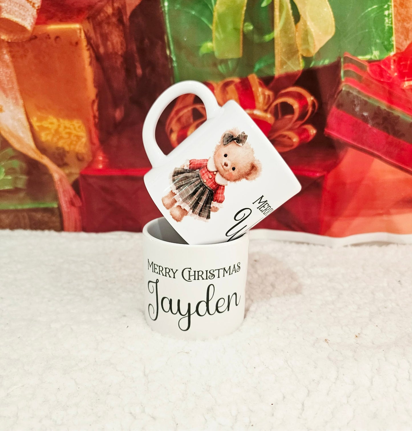 Personalised Vintage Bear Family Mugs
