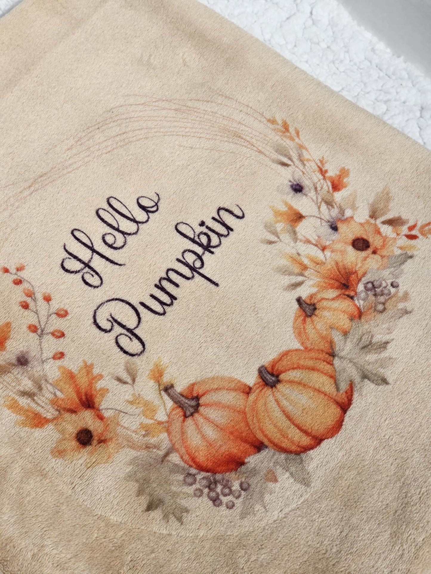 Autumn Pumpkin Blanket