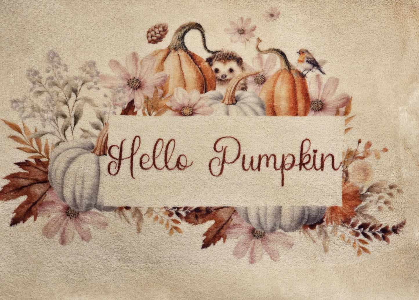 Autumn Pumpkin Blanket