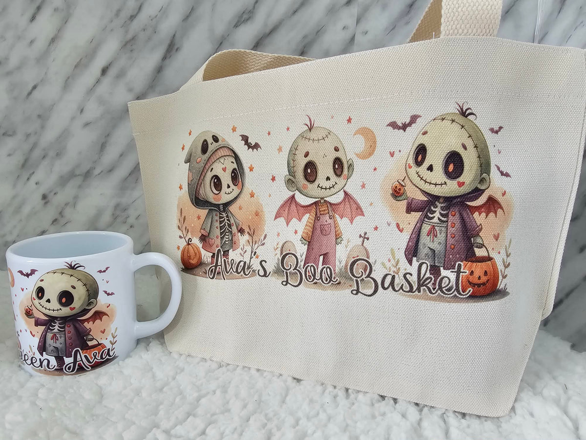 Personalised Boo Basket & Mug