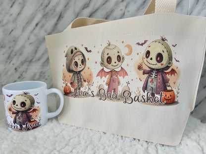 Personalised Boo Basket & Mug