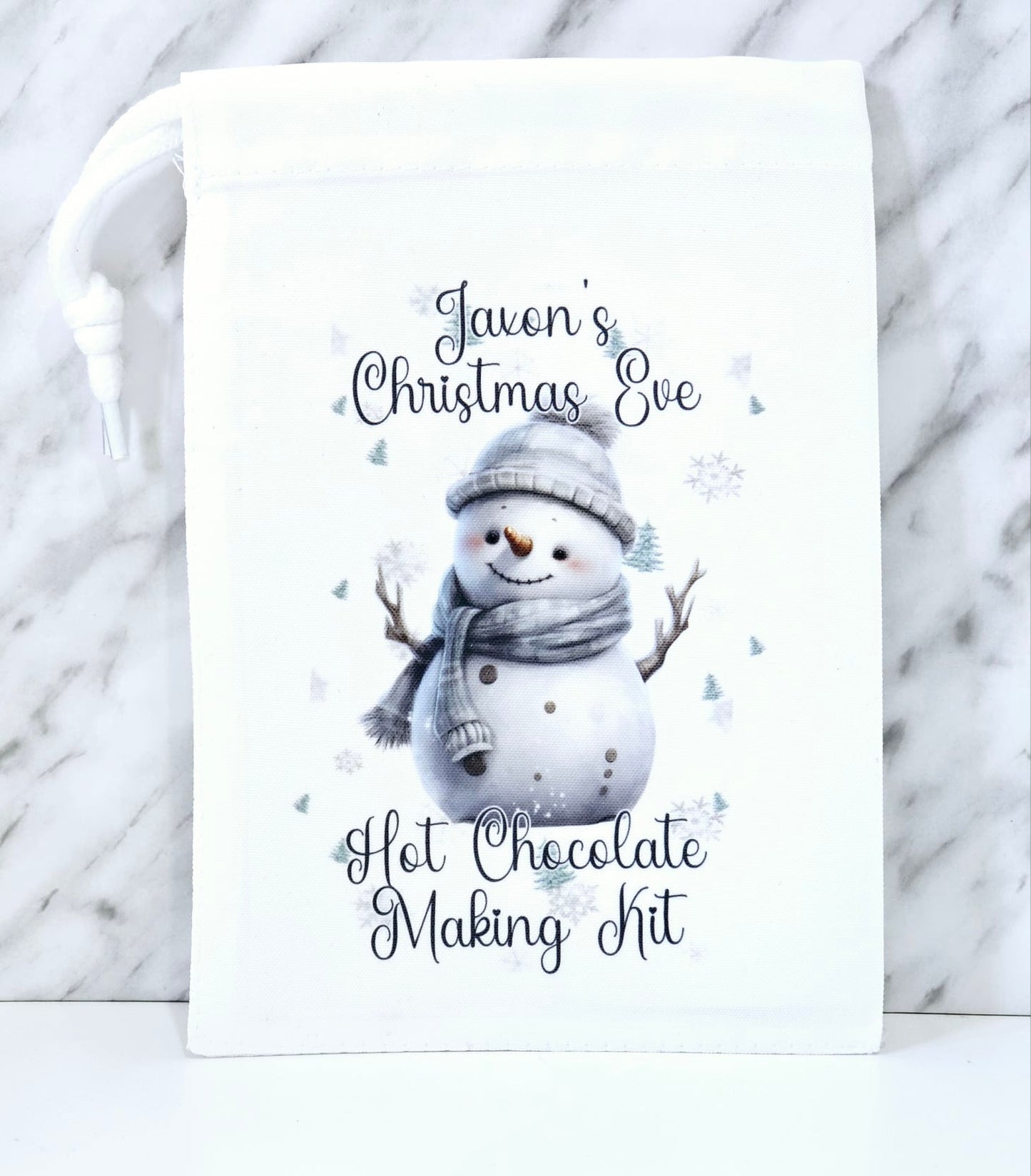 Personalised Hot Chocolate Making Kit Bag