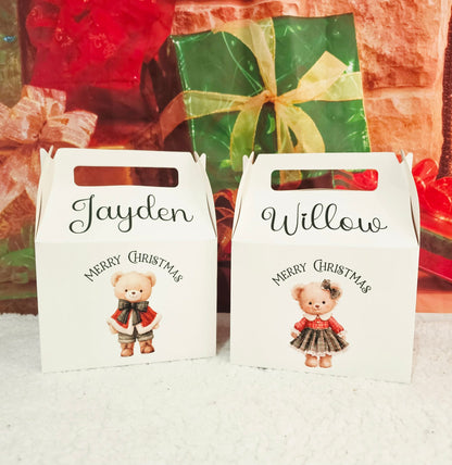 Personalised Vintage Bear Treat Box