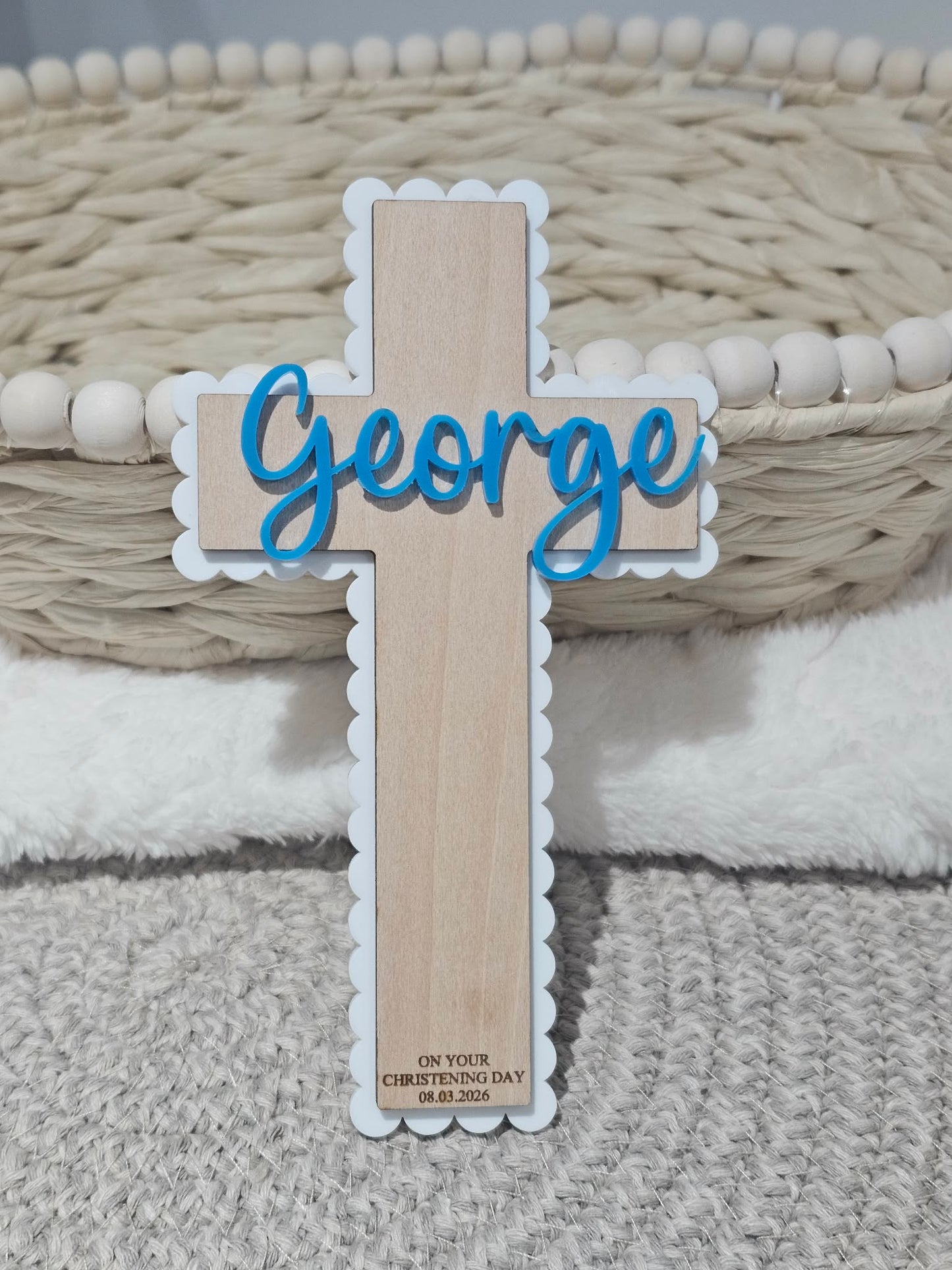 Personalised Christening/Baptism/Holy Communion Cross