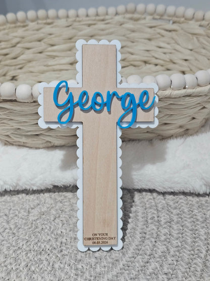 Personalised Christening/Baptism/Holy Communion Cross