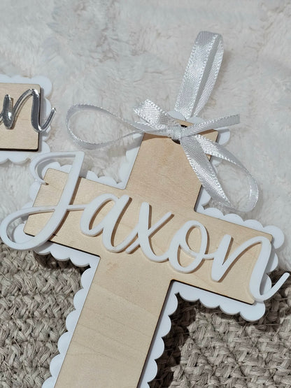 Personalised Christening/Baptism/Holy Communion Cross
