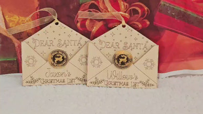 Christmas List Envelope